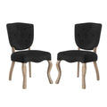 Array Dining Side Chair Set of 2 | Polyester by Modway