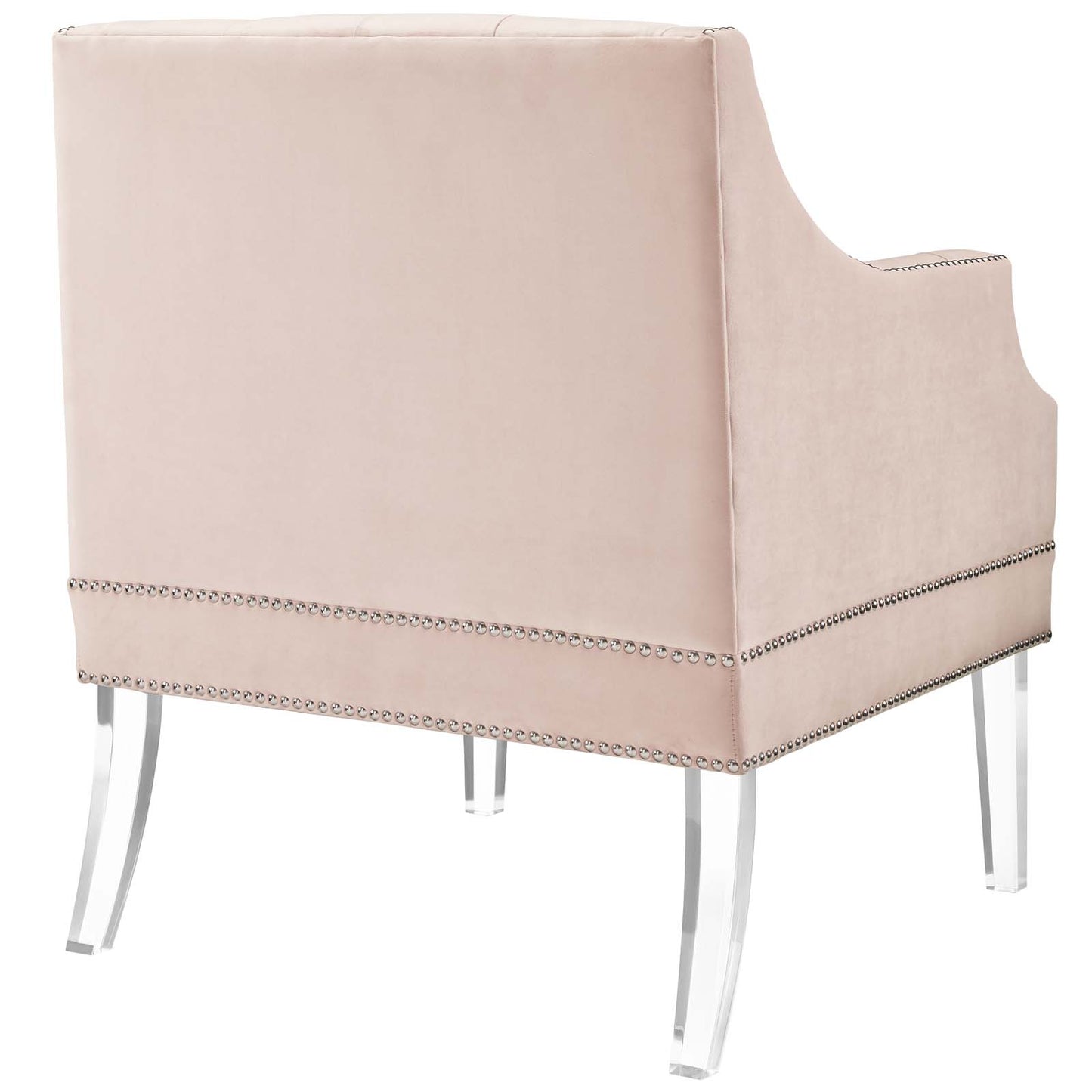 Proverbial Tufted Button Accent Performance Velvet Armchair by Modway