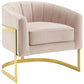 Esteem Vertical Channel Tufted Performance Velvet Accent Armchair by Modway