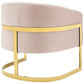Esteem Vertical Channel Tufted Performance Velvet Accent Armchair by Modway