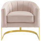 Esteem Vertical Channel Tufted Performance Velvet Accent Armchair by Modway