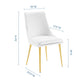 Viscount Accent Performance Velvet Dining Chair by Modway