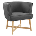Anders Upholstered Fabric Accent Chair | Polyester by Modway