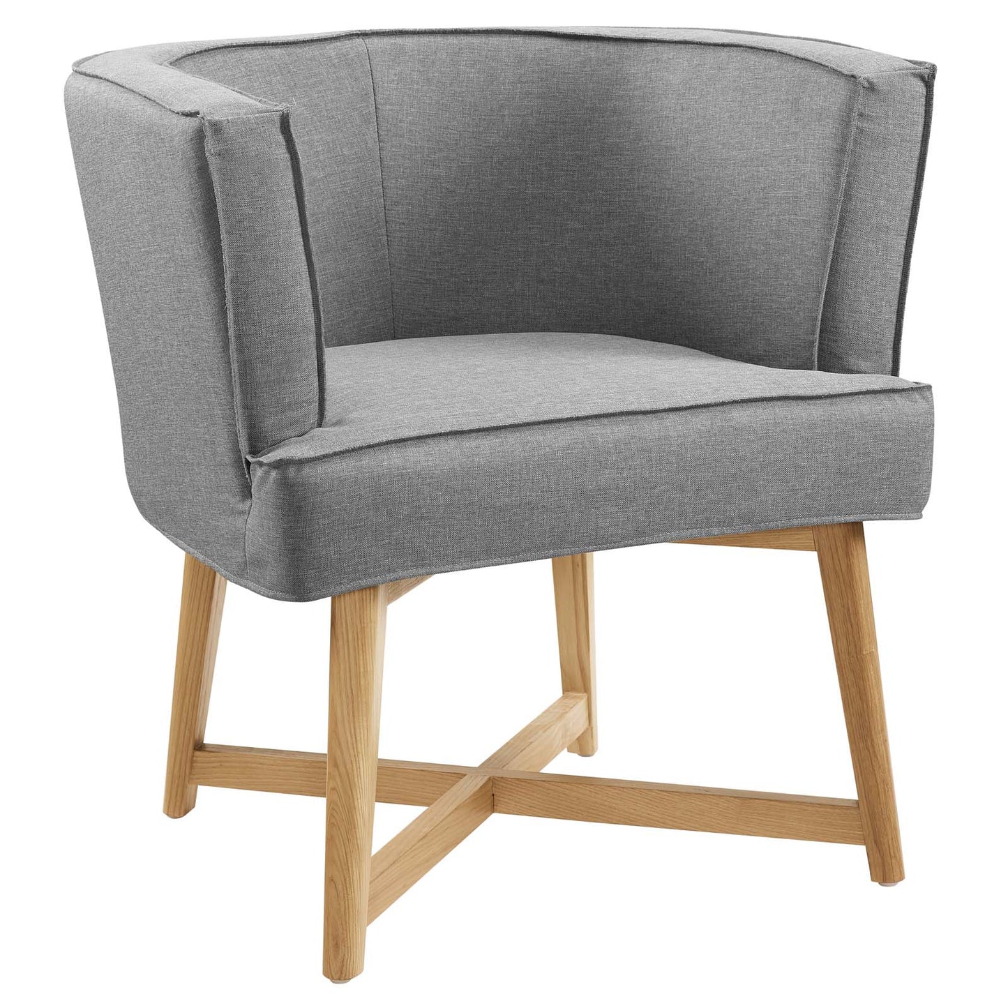 Anders Upholstered Fabric Accent Chair | Polyester by Modway