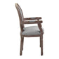 Arise Dining Armchair Upholstered Fabric Set of 4 by Modway