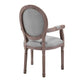 Arise Dining Armchair Upholstered Fabric Set of 4 by Modway