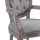 Arise Dining Armchair Upholstered Fabric Set of 4 by Modway