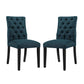 Duchess Dining Chair Fabric Set of 2 by Modway