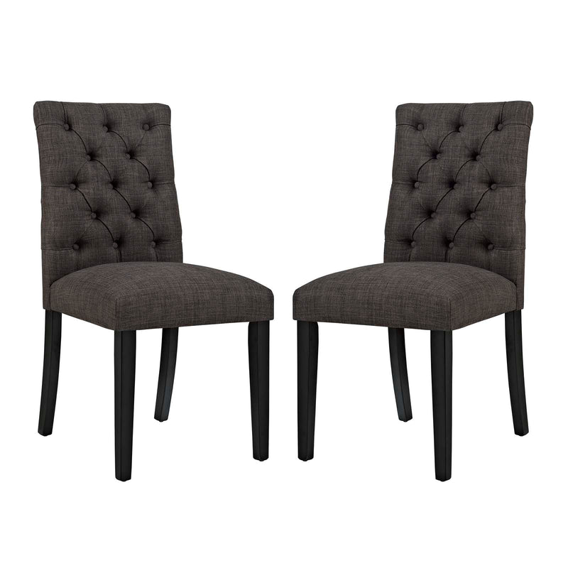 Duchess Dining Chair Fabric Set of 2 by Modway