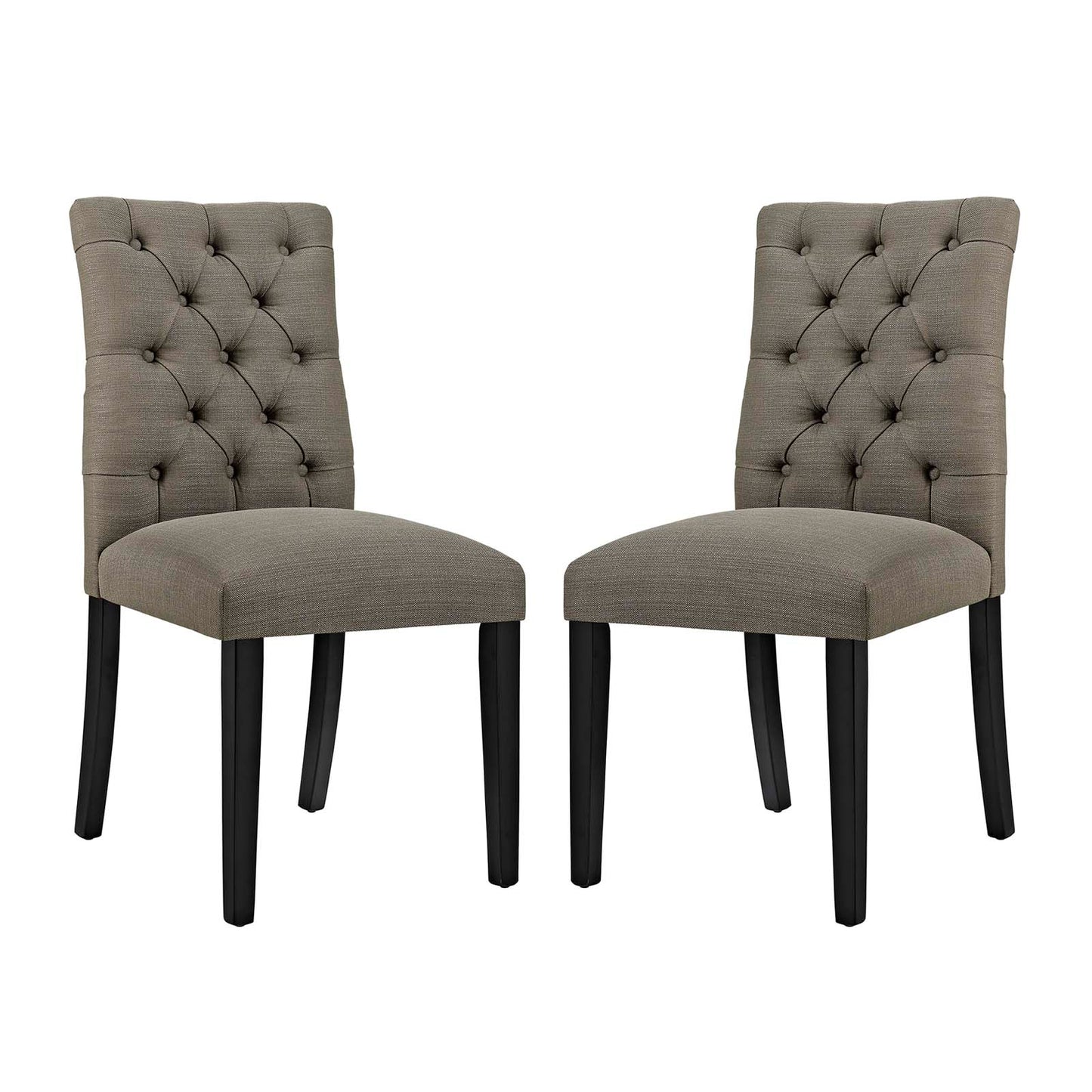 Duchess Dining Chair Fabric Set of 2 by Modway