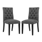 Duchess Dining Chair Fabric Set of 2 by Modway
