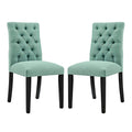 Duchess Dining Chair Fabric Set of 2 by Modway