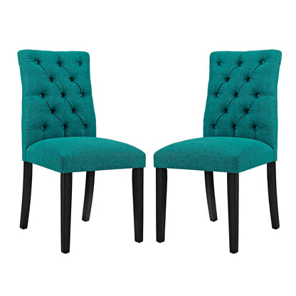 Duchess Dining Chair Fabric Set of 2 by Modway