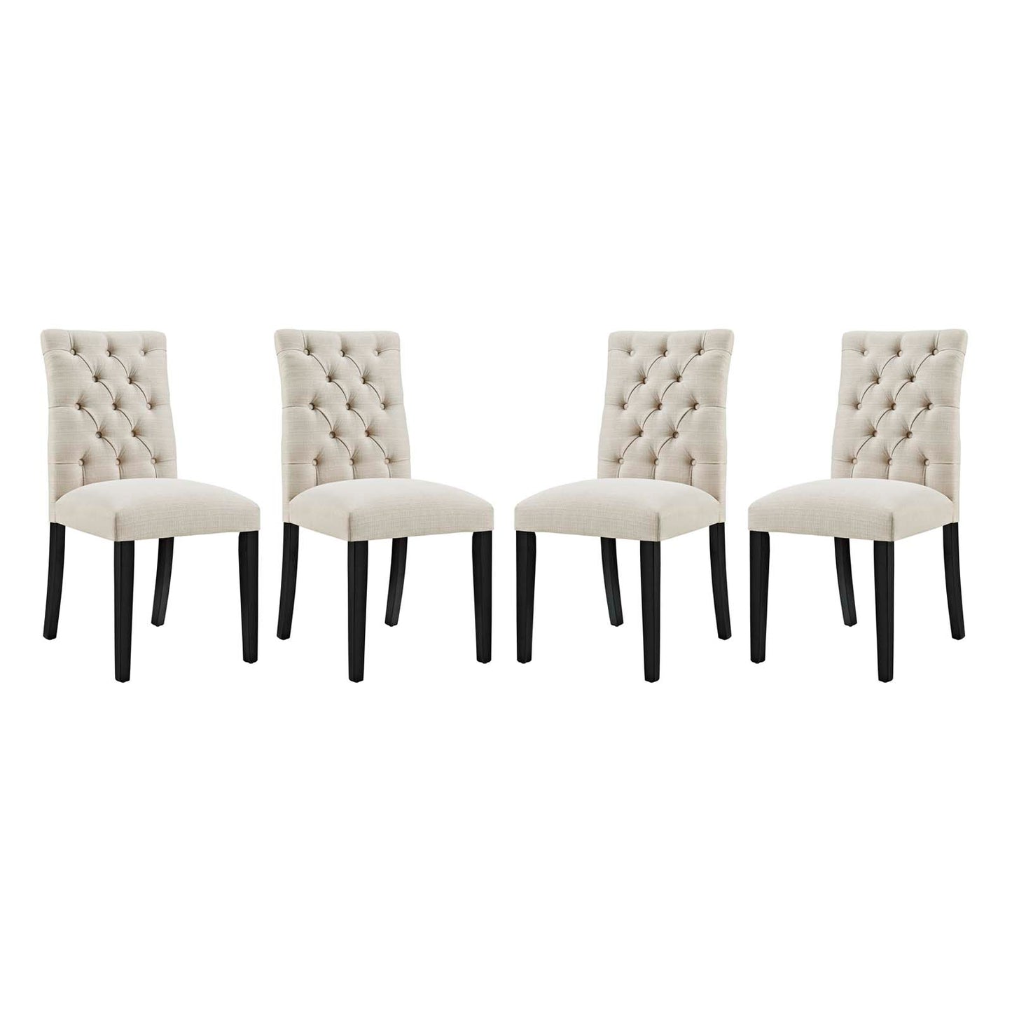 Duchess Dining Chair Fabric Set of 4 by Modway