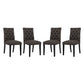 Duchess Dining Chair Fabric Set of 4 by Modway
