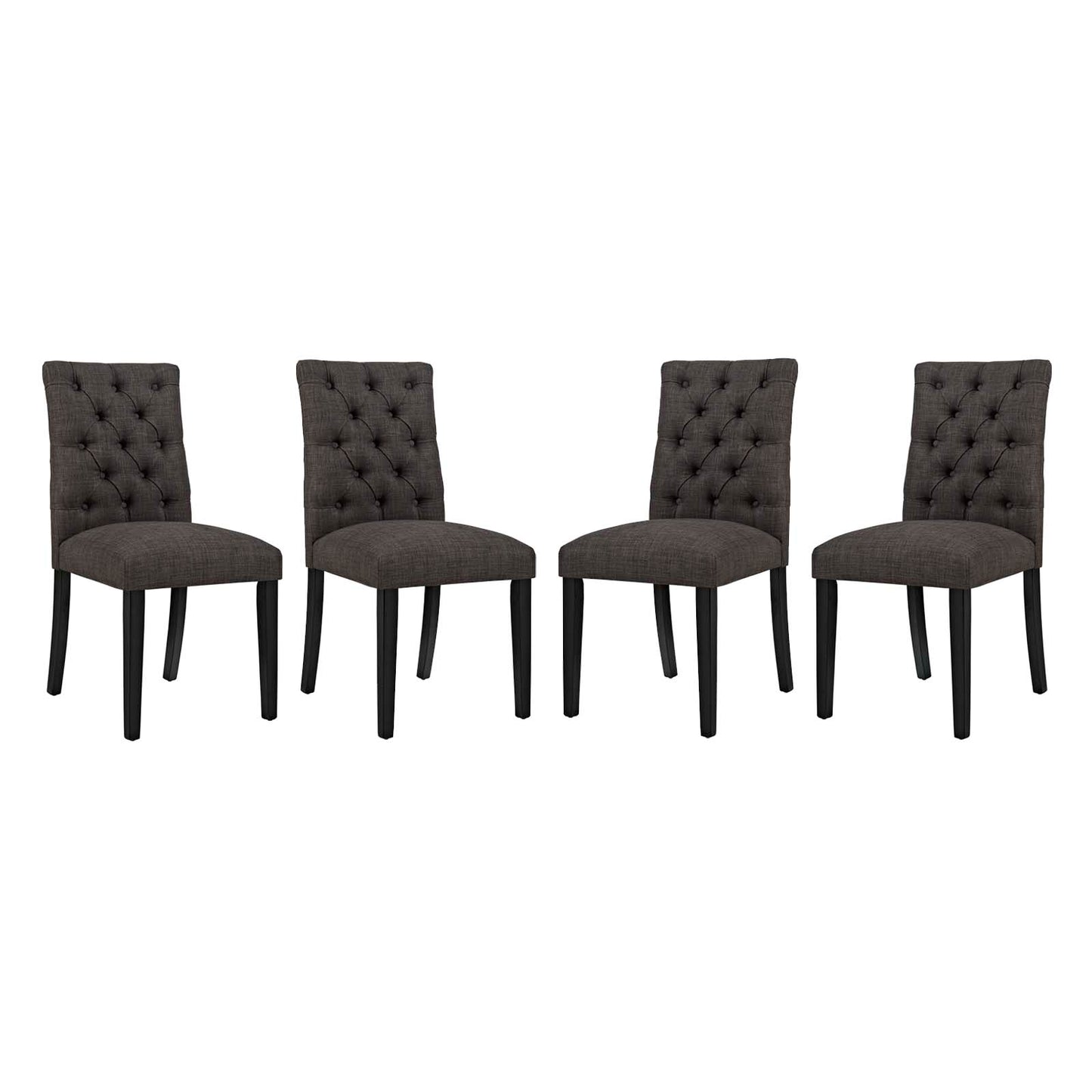 Duchess Dining Chair Fabric Set of 4 by Modway