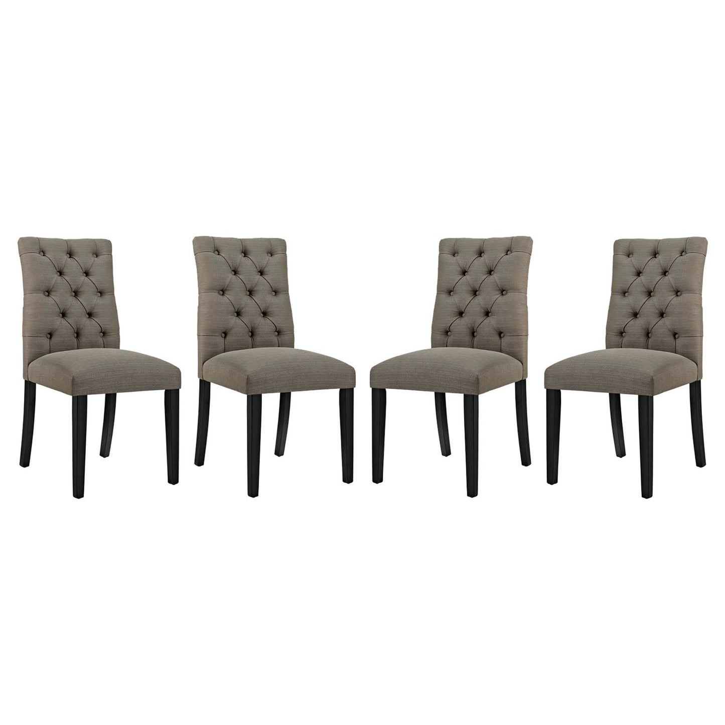 Duchess Dining Chair Fabric Set of 4 by Modway