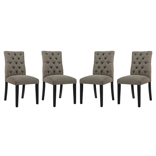 Duchess Dining Chair Fabric Set of 4 by Modway