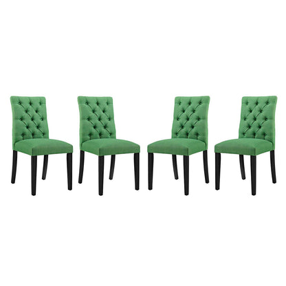 Duchess Dining Chair Fabric Set of 4 by Modway