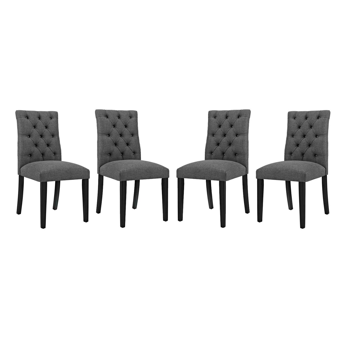 Duchess Dining Chair Fabric Set of 4 by Modway