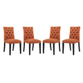 Duchess Dining Chair Fabric Set of 4 by Modway