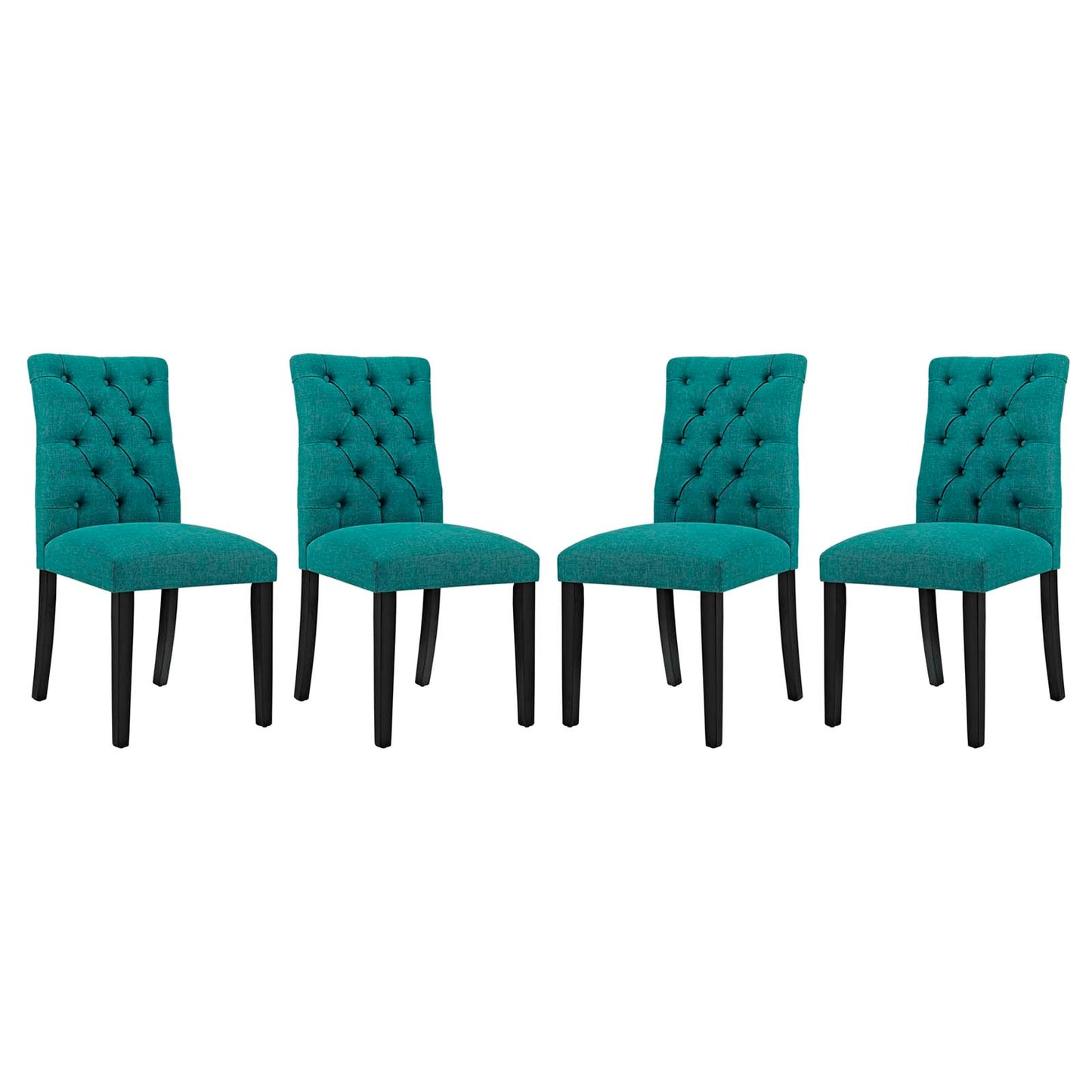 Duchess Dining Chair Fabric Set of 4 by Modway