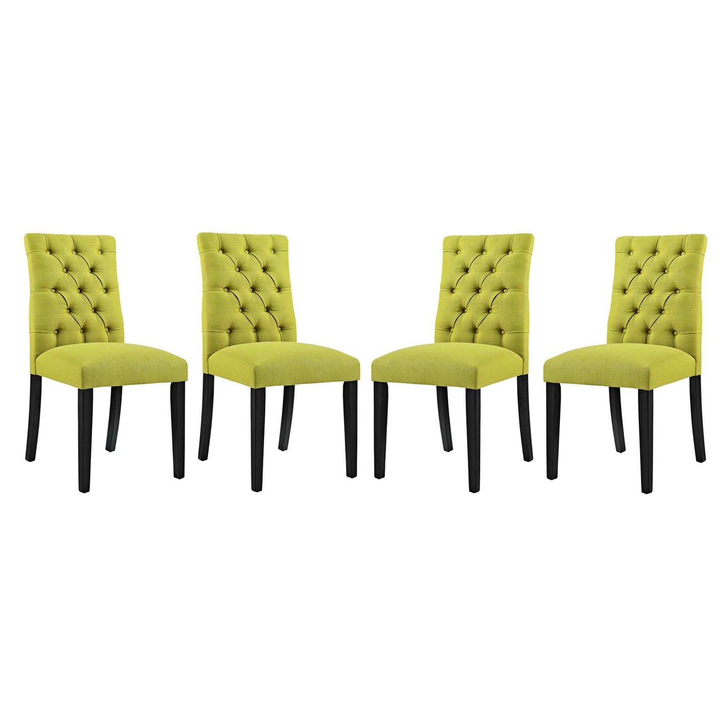 Duchess Dining Chair Fabric Set of 4 by Modway