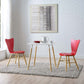 Cascade Dining Chair Set of 2 Red by Modway