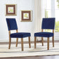 Oblige Dining Chair Wood Set of 2 | Polyester by Modway