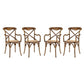 Gear Dining Armchair Set of 4 by Modway