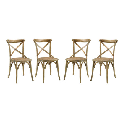 Gear Dining Side Chair Set of 4 by Modway