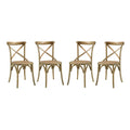 Gear Dining Side Chair Set of 4 by Modway
