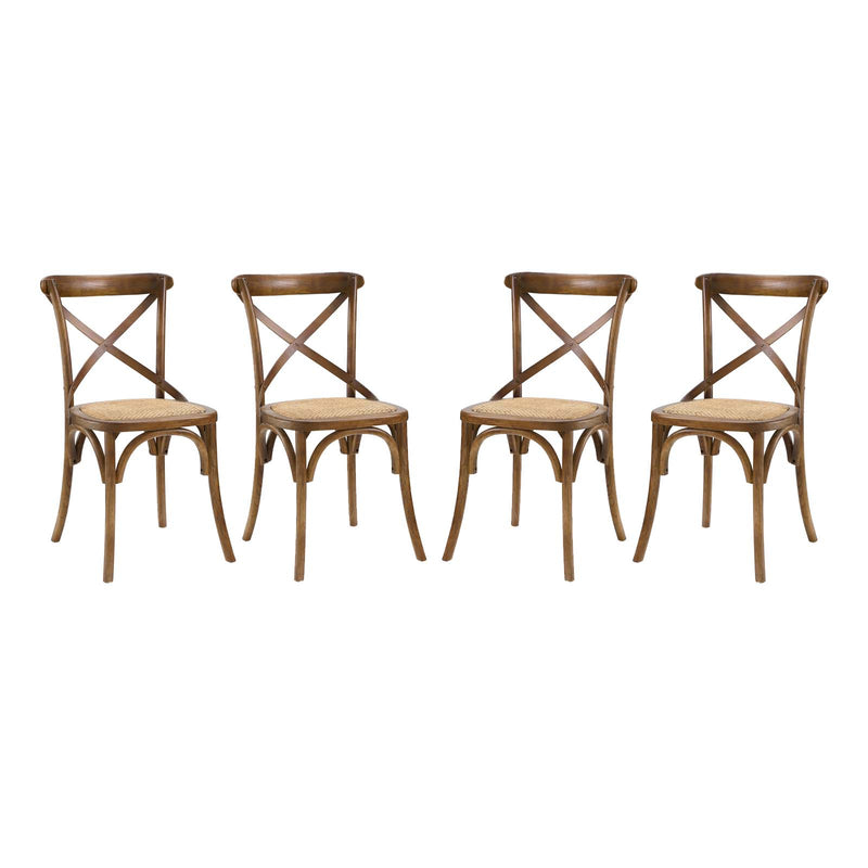 Gear Dining Side Chair Set of 4 by Modway