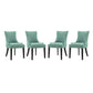 Marquis Dining Chair Fabric Set of 4 | Polyester by Modway