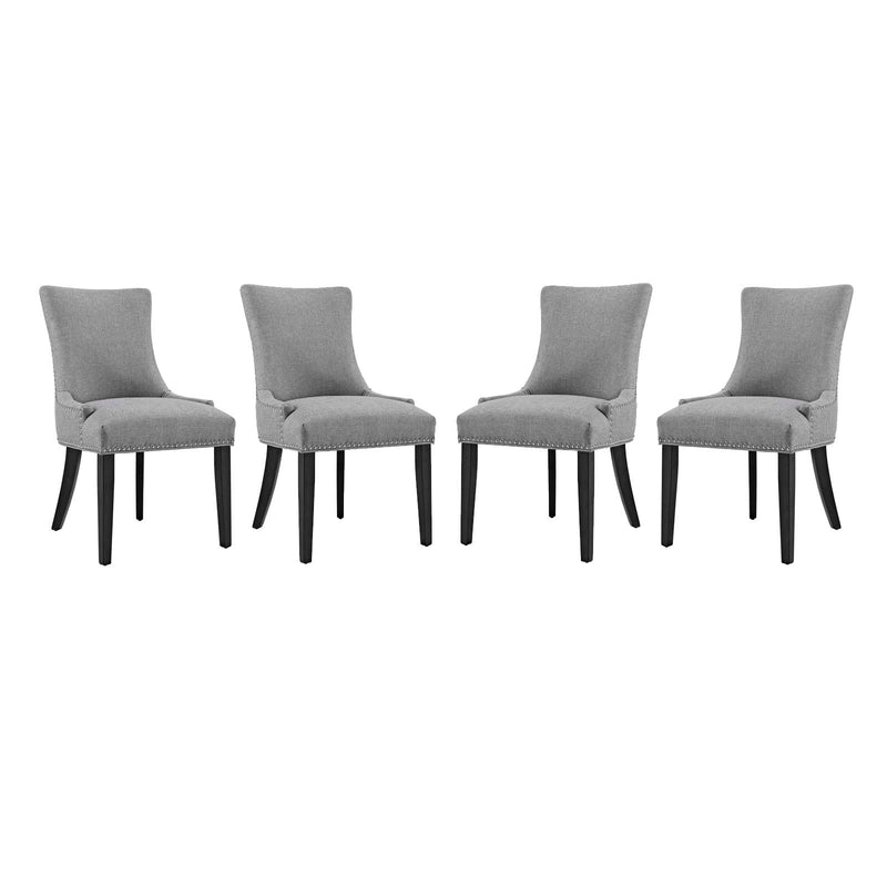 Marquis Dining Chair Fabric Set of 4 | Polyester by Modway