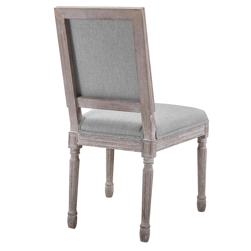 Court Dining Side Chair Upholstered Fabric Set of 2 by Modway