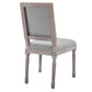 Court Dining Side Chair Upholstered Fabric Set of 4 by Modway