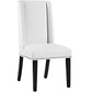 Baron Dining Chair Vinyl Set of 4 by Modway