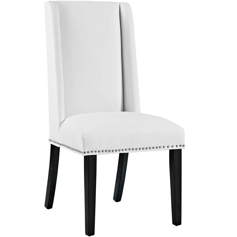 Baron Dining Chair Vinyl Set of 4 by Modway