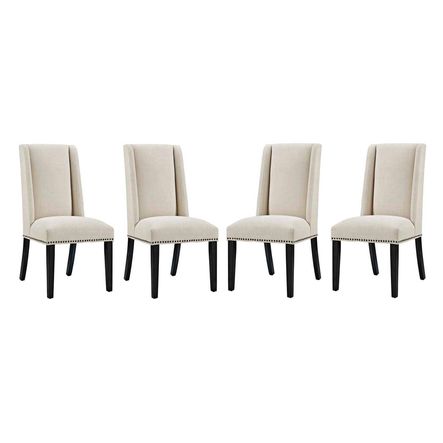 Baron Dining Chair Fabric Set of 4 by Modway