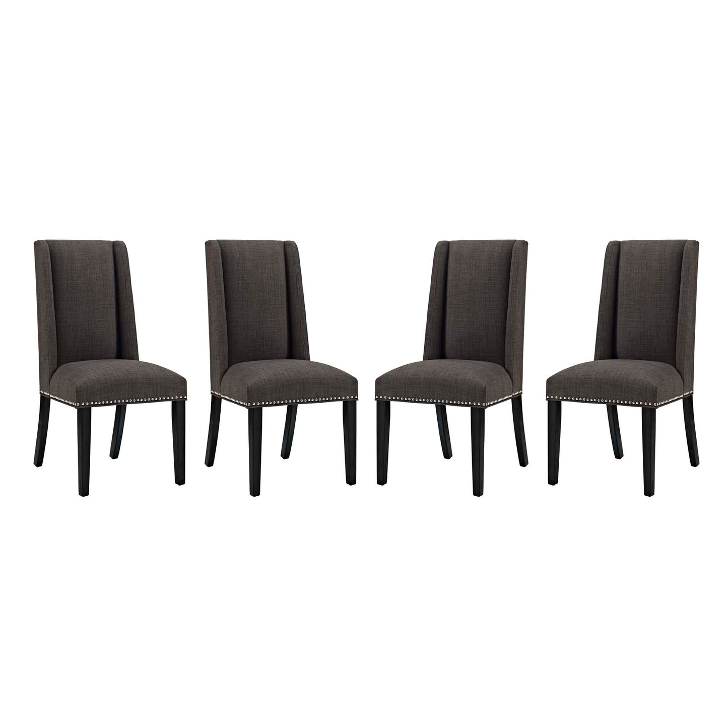 Baron Dining Chair Fabric Set of 4 by Modway