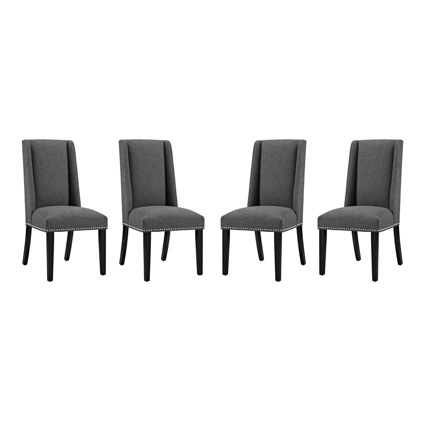 Baron Dining Chair Fabric Set of 4 by Modway