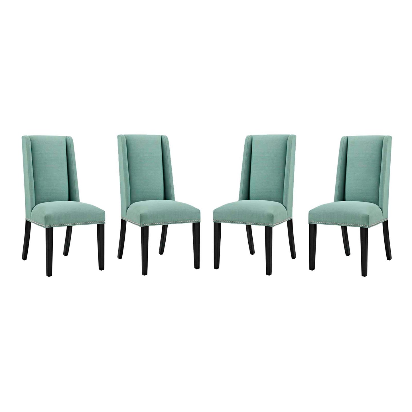 Baron Dining Chair Fabric Set of 4 by Modway