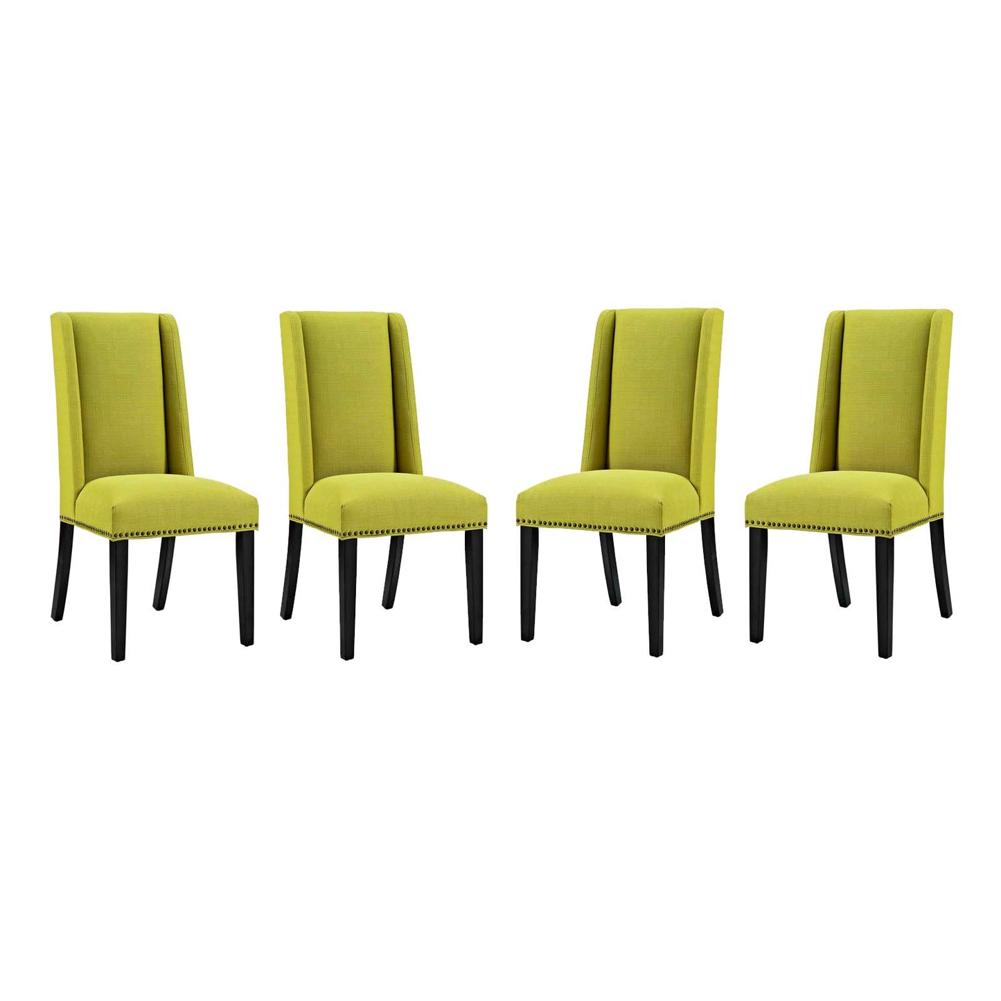 Baron Dining Chair Fabric Set of 4 by Modway