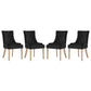 Pose Dining Chair Performance Velvet Set of 4 by Modway