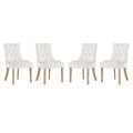 Pose Dining Chair Performance Velvet Set of 4 by Modway