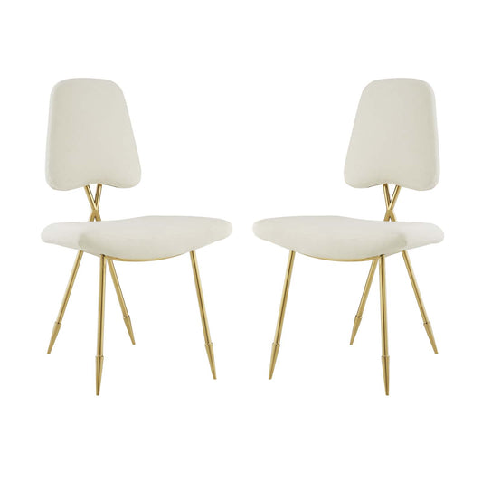 Ponder Dining Side Chair Set of 2 by Modway