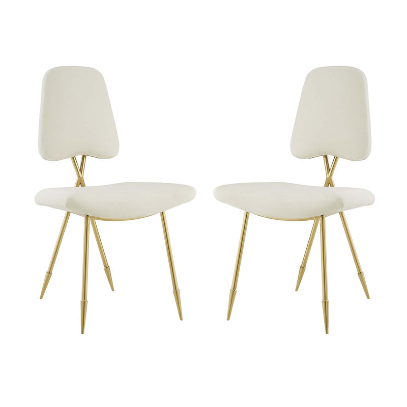 Ponder Dining Side Chair Set of 2 by Modway
