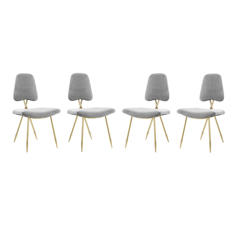 Ponder Dining Side Chair Set of 4 by Modway