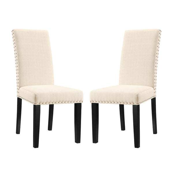 Parcel Dining Side Chair Fabric (Set of 2) | Polyester by Modway